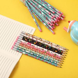 Crayons HB personnalisés avec impression couleur intégrale par transfert thermique, design personnalisé, crayons HB pré-affûtés avec gomme - Product Image 4