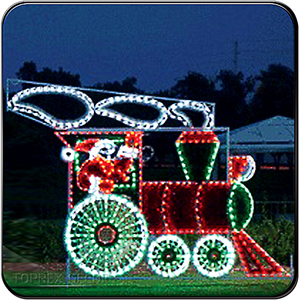 Lampes imprimée Toprex en forme de corde lumineuse, avec <span class=keywords><strong>train</strong></span>, luminaire décoratif d'extérieur, idéal pour décorations de noël - Product Image 5
