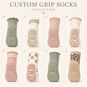 Custom Yoga Pilate <b>Grip</b> <b>Socks</b> Premium Soft Material Anti Slip Free Sample Low MOQ - Product Image 3