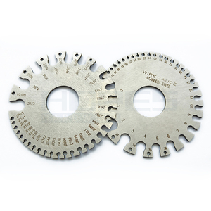 0.007-0.3125 Inch <strong>Wire</strong> Gauge Diameter <strong>Measuring</strong> <strong>Tools</strong> Stainless Steel Thickness Measurer Tester Ruler - Product Image 1