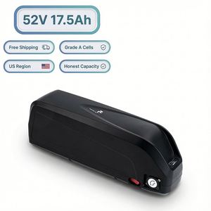 Paquete de Batería de Iones de Litio de 52V 17.5Ah para Bicicleta Eléctrica de 2000W, Scooter, Batería de Repuesto de 52 Voltios con Carcasa - Product Image 1