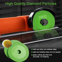 Disque de coupe diamant brasé sous vide de 100mm, lames de scie pour verre en porcelaine et Jade