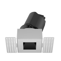 Trimless Réglable Rotatif COB Hôtel Projet 7W Vers Le Bas Plafond Spot Carré LED Downlight