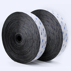 Attache en nylon et polyester personnalisée Velcroes à crochet et boucle Ruban auto-adhésif à mailles acryliques à boucle robuste - Product Image 4