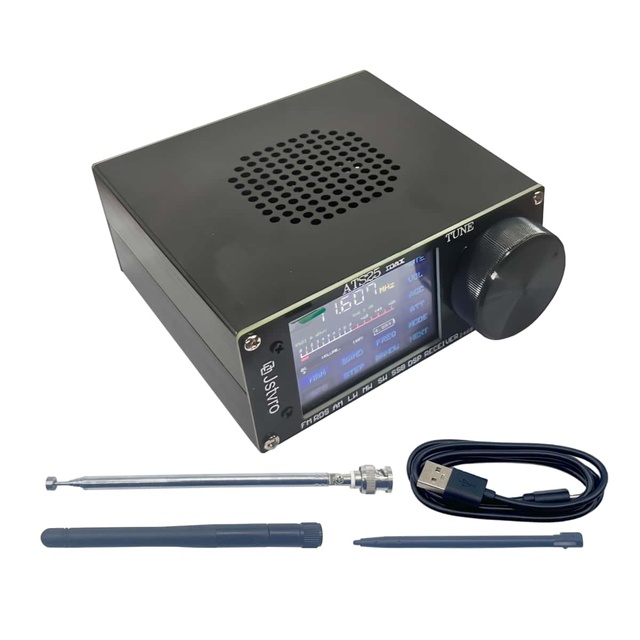 HamGeek ATS25 Max Si4732 All Band Radio Receiver FM RDS AM LW MW SW SSB DSP Receiver with 2.4" Touch Screen