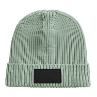 Nouveaux bonnets d'automne et d'hiver pour hommes et femmes, bonnet à lettres, bonnet tricoté réversible, polyvalent, chaud, bonnet en laine de créateur