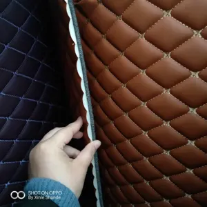 Nouveau Design de rouleau de tapis de voiture en cuir cousu à la main 2023