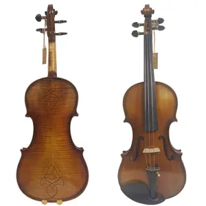 4/4 Handmade violin Maggini model solid spruce top maple back flamed excellent sound Stringed Instruments musical instruments