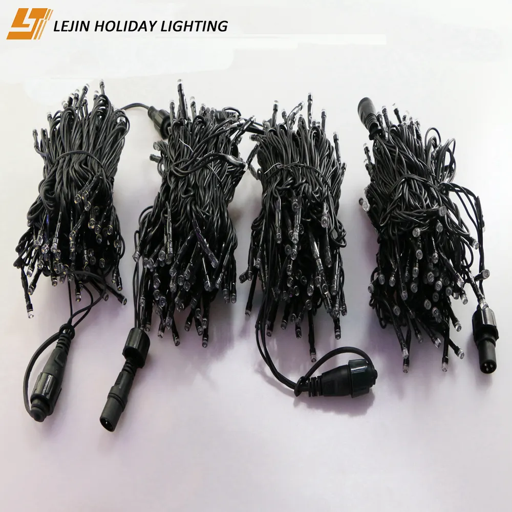 Christmas decoration waterproof warm color led string light for holiday