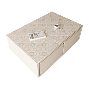 Tapis de table basse imprimé de qualité supérieure, rectangulaire, en PVC, résistant à l'huile, motif floral moderne et élégant, protection de table de salon - Product Image 1