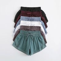 Maille dentelle cordon taille femmes en plein air séchage rapide femmes Biker Shorts course Golf Tennis avec poches