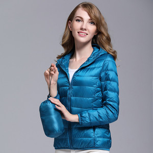 Nuovo <span class=keywords><strong>piumino</strong></span> d'anatra da donna con cappuccio imbottito pieghevole imbottibile imbottito leggero <span class=keywords><strong>piumino</strong></span> da donna - Product Image 1