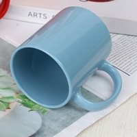 Tasses à café en céramique personnalisées avec logo imprimé par sublimation, 11 oz, couleur changeante, vente en gros directe usine