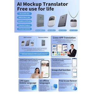 Traducteur intelligent T2S Business Edition avec reconnaissance vocale IA, <span class=keywords><strong>traduction</strong></span> en un clic, utilisation gratuite, traducteur IA Mockup, utilisation gratuite à vie - Product Image 6
