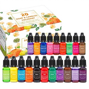 <span class=keywords><strong>Colorant</strong></span> Concentré Liquide pour Bougies 20 Couleurs Aromathérapie Cire de Soja Cire d'Abeille Cire Gelée Fabrication de Savon Fait Main DIY 10ml - Product Image 1