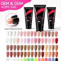 Gel Poly Acrylique Qualité Salon pour Extension d'Ongles, Gel de Construction Dur à Longue Durée, Pot en Gros, Vente en Gros, Marque Privée