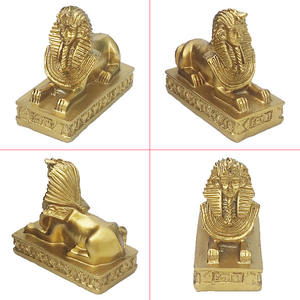 YS Sphinx pharaon crâne Silicone moule bricolage Fondant gâteau décoration outil egypte pharaon Sphinx aromathérapie bougie plâtre à la main - Product Image 6