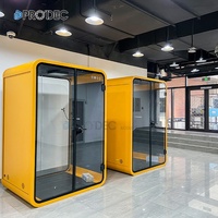Cabine Acoustique Modulaire Insonorisée Prix Usine pour Bureau, École, Isolation Sonore, Cabine Musicale