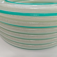Tuyau d'arrosage en PVC de 100 m de longueur, souple, durable, haute pression, résistant aux UV, résistant à la corrosion, pour l'irrigation des jardins