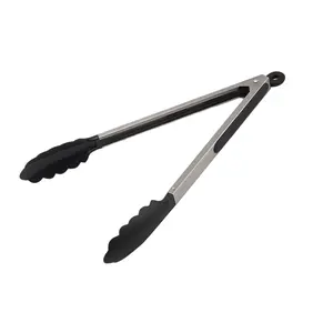 9 Inch 289 Thực Phẩm Lớp Nylon Tweezer Hình Vật Liệu Thép Không Gỉ Dụng Cụ Nhà Bếp Đầu Kẹp Nylon