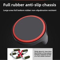 Planche d'entraînement multifonctionnelle pour pompes, en PVC, rotative à 360 degrés, pour les muscles pectoraux et abdominaux, support auxiliaire pour hommes