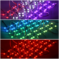 Bandes LED RVBW 24V à IC externe programmable, pleine couleur, pour bars et KTV