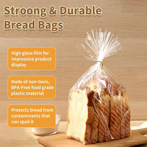 CFC Good Price High Quality Recyclable PE Shrink <b>Bag</b> Custom Logo Printed Bakery <b>Bread</b> Packaging - Product Image 6