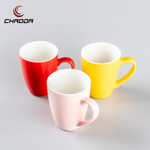 Gốm Sứ Cốc Cà Phê Và Đĩa Đặt Màu Sứ Cốc Biểu Tượng Tùy Chỉnh Với Muỗng Và Dòng Vàng Với Chất Lượng Cao - Product Image 4
