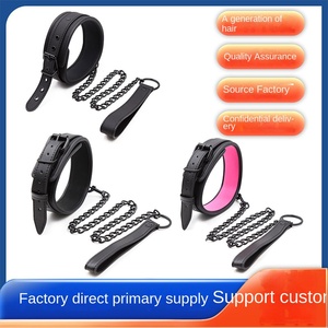 Collare di Bondage per Coppie Concept Brand, Giocattolo Sessuale per Adulti, Restrizione <span class=keywords><strong>al</strong></span> <span class=keywords><strong>Collo</strong></span> in Pelle con Lucchetto per Flirt e Giochi di Ruolo - Product Image 2