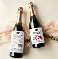 Etiquetas Autoadhesivas Personalizadas Resistentes al Vino para Botellas de Vino y Vodka - Impermeables y Ecológicas
