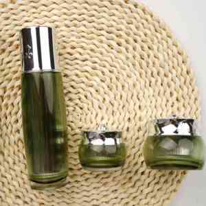 Tùy Chỉnh Thiết Kế Sang Trọng Kem Jar Lotion Chai Rỗng Nhựa Skincare Container Xi Lanh Bơm Cap Lụa Màn Hình In Ấn Jar - Product Image 3