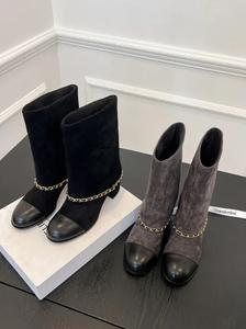 Chaussures pour femmes Chaussures de mode pour femmes Livraison gratuite Bottes à motifs audacieux pour le confort Bottes longues doublées de peluche douce - Product Image 4