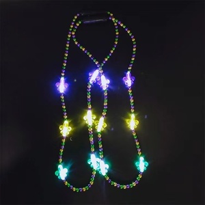 RICHSHINING 2025 fantasma colore arcobaleno multimodale lampeggiante sillaba LED collana per rave EDM Concertsv - Product Image 5