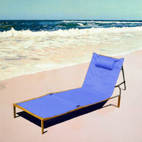 Chaise de pique-nique d'extérieur moderne et épaissie, légère et portable, avec dossier, pour la plage, avec sac de transport, en tissu Oxford, mobilier de jardin