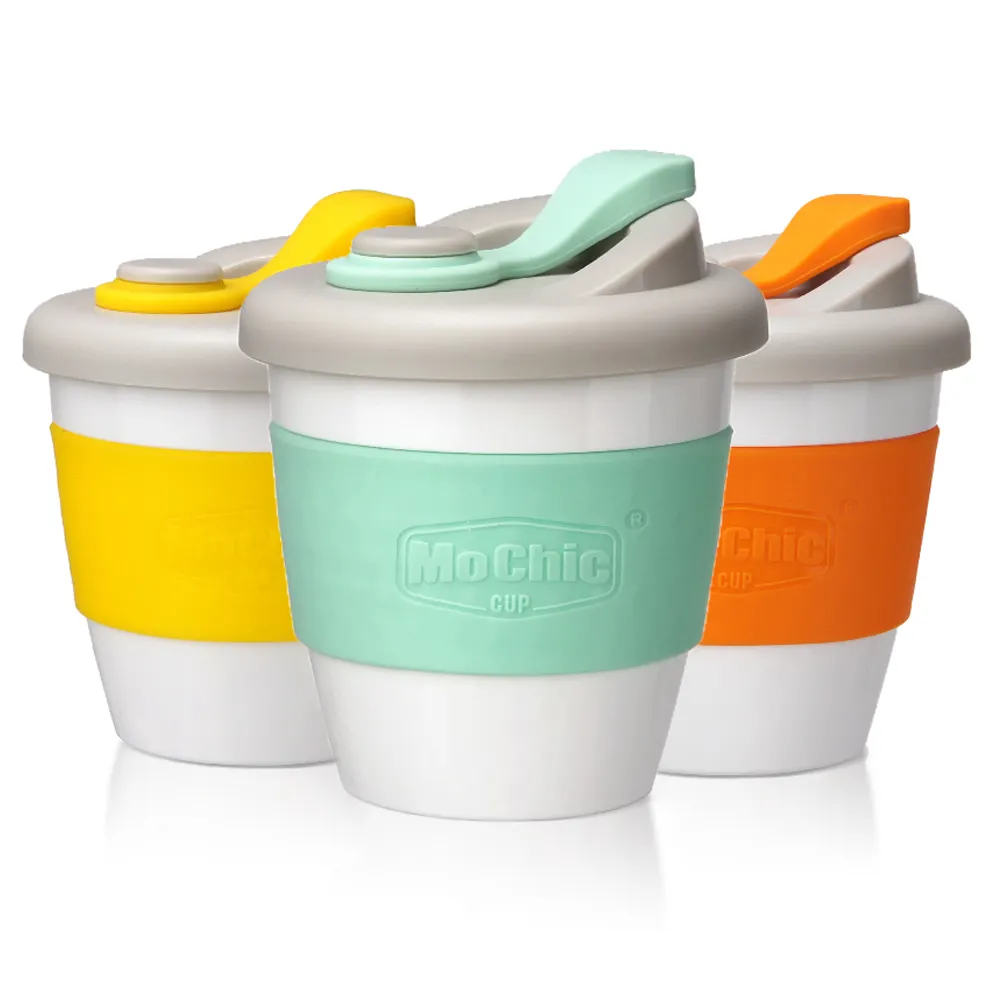 Tasse à café en plastique PLA biodégradable écologique et durable, tasse à boire de bureau