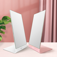 Miroir personnalisé en acrylique avec logo, beau design contracté, miroir de maquillage en acrylique, décor de bureau, vanité irrégulière