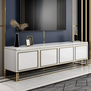 Europea de estilo de lujo soporte de <span class=keywords><strong>tv</strong></span> en la habitación de acero inoxidable gabinetes de <span class=keywords><strong>tv</strong></span> - Product Image 2