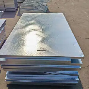 China Factory Trench Covers Steel Checker Plate With Grating Floor Composite Steel Grating