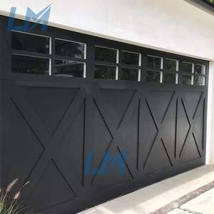 Portes de <span class=keywords><strong>garage</strong></span> modernes en acier isolées pour l'extérieur des maisons, taille et couleur personnalisables, utilisation extérieure - Product Image 3