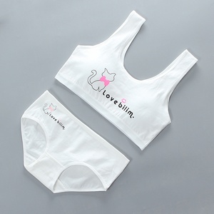 Set Reggiseno e Mutandine Estivi Traspiranti in Cotone per Ragazze - Biancheria Intima Comoda per Bambini all'Ingrosso - Product Image 6