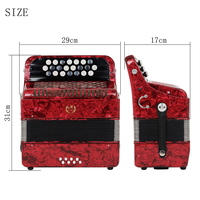 Wholesale Low Price 22 Key 8 Bass Accordion Children's Teaching Music Instrument Accordion