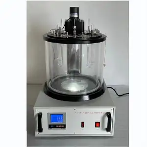 Double cylinder 4 holes SYA-265C laboratory testing equipment petroleum products kinematic viscometer viscosity meter