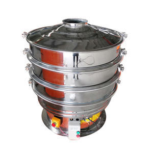 หน้าจอสั่นกลมหมุนสแตนเลสแบบ304ผงใหม่ที่มีขนาดอนุภาคแตกต่างกันสำหรับการคัดกรองอาหาร - Product Image 2