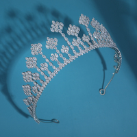 Diadème de Mariée de Luxe en Zircon Cubique, Couronne Scintillante pour Mariage, Coiffe de Princesse pour Bal de Promo et Concours, Accessoires Cheveux