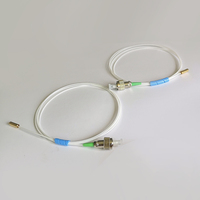 Collimateur à fibre optique SM 1310/1550nm C-Lens plaqué or avec tube lâche de 900um ZG Tech
