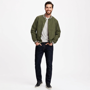 High Demanded Product New <b>Custom</b> Design High Quality Winter Men Varsity <b>Jackets</b> Stand Collar College Baseball <b>Jacket</b> Wholesale - Product Image 1