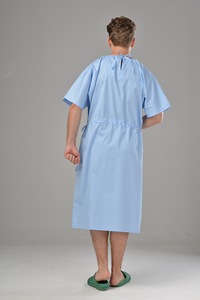 Ciel blu infermiera tuta a manica lunga <span class=keywords><strong>abbigliamento</strong></span> <span class=keywords><strong>medico</strong></span> con cintura regolabile in vita Rayon taglia 3XL uniforme - Product Image 5