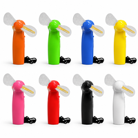 Ventilateur LED portable personnalisé pour événements et fêtes, mini ventilateurs promotionnels avec messages programmables, textes lumineux colorés, fabriqués en plastique