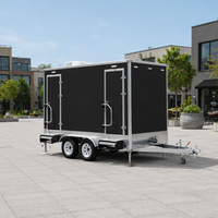 Toilettes portables et sanitaires mobiles de luxe en fibre de verre, design chinois, pour camping-caravane et chantier de construction - Prix abordable