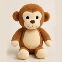Ensemble de jouets animaux mignons personnalisés jouets en peluche personnalisés sans minimum peluche en peluche pour les enfants